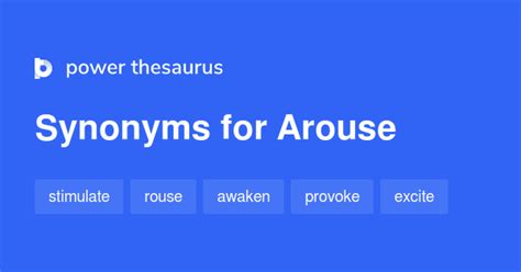 arouse synonyms